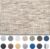 Placemats Set of 4 – Easy Clean Woven Vinyl Placemats for Dining Table, Indoor/Outdoor Place Mats, Washable PVC Table Mats（Caramel）
