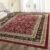 SAFAVIEH Area Rug 8×10 – Lyndhurst Collection – Large – Red & Black, Traditional Oriental Design, Non-Shedding & Easy to Clean, Ideal for Living Room, Bedroom, Dining Space (LNH331B)